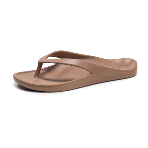 FITORY EVA Flip Flops for Women and Men, Arch Support Summer Thong Sandals | Unisex Slip on, Lightweight, Comfortable, Beach, Shower, Pool, Casual Walking