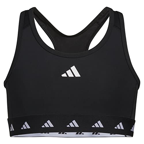 Brassière adidas Power React grand confort dos nageur noir
