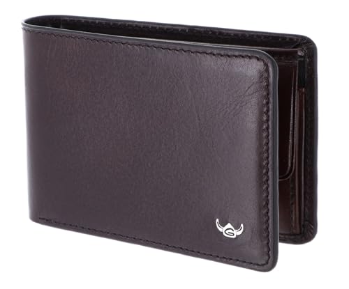 Porte-monnaie anti-piratage RFID en cuir Colorado bordeaux contre le vol