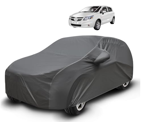 Image of Auto Hub Waterproof Car Cover Compatible with Sail UVA with Mirror Pockets, Soft Cotton Lining, Sail UVA Car Cover Waterproof, Grey
