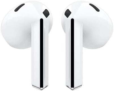 Galaxy Buds3 (2024, ANC) resistente al agua, intérprete de idiomas en tiempo real con IA, auriculares inalámbricos Bluetooth 5.4, sonido de alta fidelidad, cancelación de ruido, control táctil, modelo internacional (blanco)