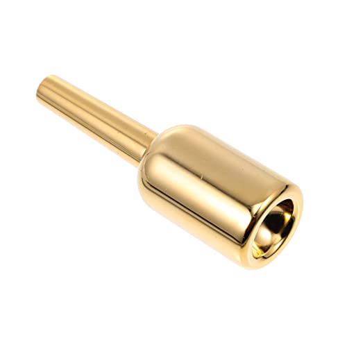 ERINGOGO British Gilded Trumpet Mouthpiece for Professional Players Durable Trumpet Accessory for Concerts School and Band Practice Producing Elegant Rich Sound