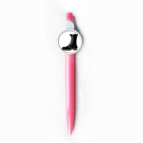 Stylo à bille rétractable en forme de botte encre bleue pour homme