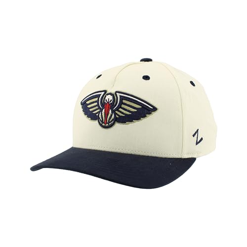 New Orleans Pelicans NBA Officially Licensed Adjustable Snapback Hat Marquee Ivory