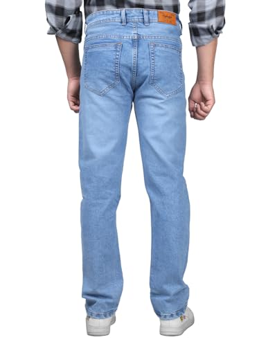Image of Noble Monk Men Mid Rise Nobel Monk Regular Fit Denim Jeans | Jeans Pants