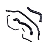 Kit per tubo di raffreddamento in silicone, compatibile con Abarth Punto Evo, Alfa Romeo Mito QV, kit di ricambio completo per modelli di motore jet da 1,4 l, raffreddamento migliorato (V 8 motori)
