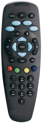 Compatible Remote for HD Set Top Box- Universal Remote Control (Also Works with All TV, Black)