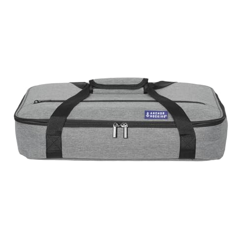 Anchor Hocking 3 Quart Glass Baking Dish with Lid, Insulated Carrier & Hot/Cold Pack by Anchor Hocking - Image 5