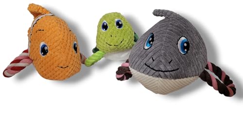 Set de 3 Juguetes Mordedores de Cuerda para Mascotas miniatura 2