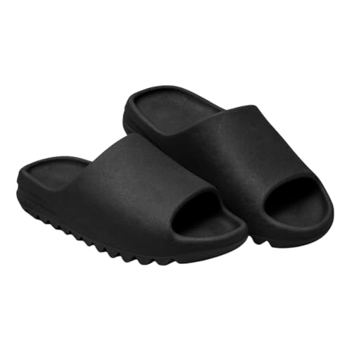 Chinelo Nuvem Slide YZ Tratorado Slide Macio Flexível Qualidade (Preto, BR, Adulto, Faixa Numérico, 42, 43)