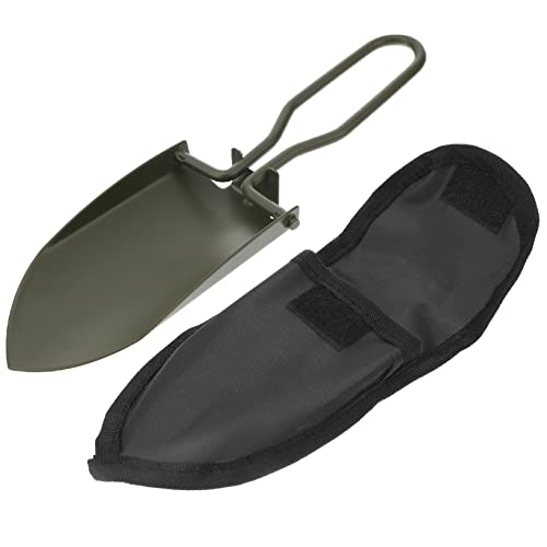 GOOHOCHY Pala Plegable Inoxidable para Jardinería y Camping con Bolsa De Transporte Herramienta Portátil para Jardín y Actividades