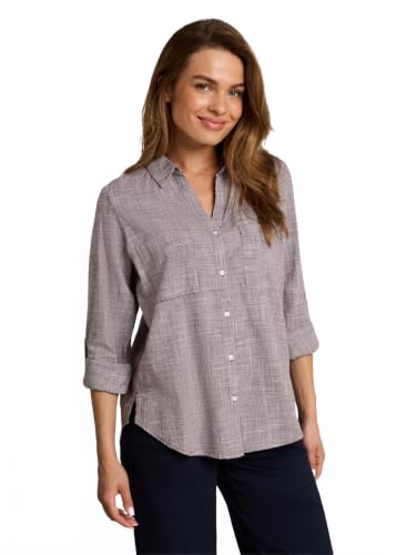 TOM TAILOR Damen Bluse mit Brusttaschen – Ansicht 1