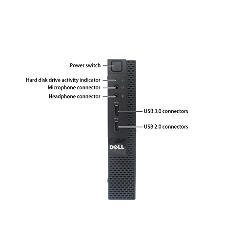 Fast Dell Optiplex 3020 Micro Desktop Computer Ultra Small Tiny Pc (Intel Quad Core I5-4590T, 8Gb Ram, 256Gb Ssd, Wifi, Hdmi) Windows 10 Pro (Renewed) #TOP4