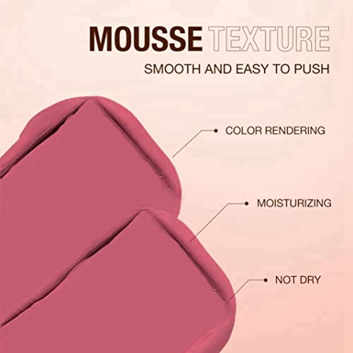 Cream Blush For Cheeks, Cream Blush Stick, Pink Blush Makeup, Blush Stick For Cheeks, Waterproof Blush Stick For Cheek, Soft Cream Blush, Easy To Blend, Smudge Proof Blush Makeup For Women Girls, Rose Pink #TOP1