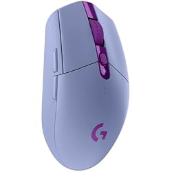 Logitech G305 Lightspeed Wireless Gaming Mouse, Hero Sensor, 12,000 DPI, Lightweight, 6 Programmable Buttons, 250h Battery, On-Board Memory, Compatible with PC, Mac - Lilac