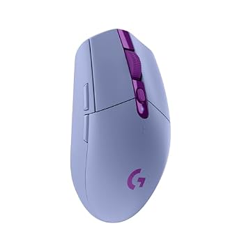 Logitech G305 Lightspeed Wireless Gaming Mouse - Lilac | 12,000 DPI, Lightweight, 6 Programmable Buttons, 250h Battery, On-Board Memory, Compatible with PC and Mac