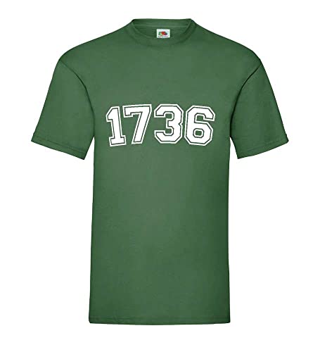 T-shirt pour homme vert bouteille XXXL : la coupe ample anti-serrage