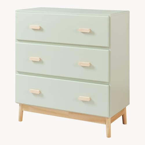 Cassettiera Sarievn Con 3 Cassetti E Piano Fasciatoio Rimovibile 100 X 80 X 53 Cm - Menta Verde [En.Casa] - 6