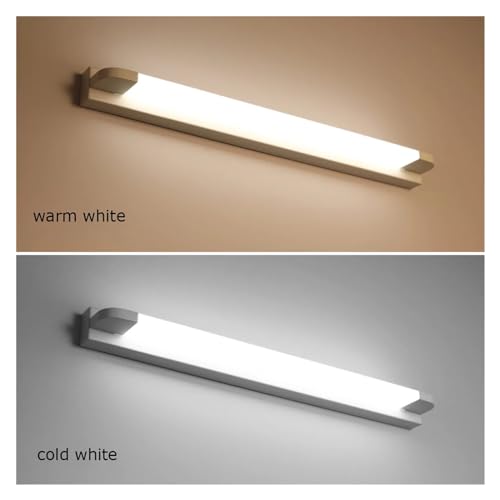 Luz frontal de espejo moderna 9W 46cm acero inoxidable para dormitorio 4