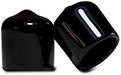 Prescott Plastics0.375" Inch Round Vinyl Plug Insert (100 Pack), Rubber Flexible End Cap for Metal Tubing, Fence, Glide Insert for Pipe Post and Furniture