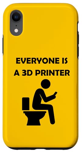 Everyone Is a 3D Printer (Toilet) �X�}�z�P�[�X iPhone XR �p
