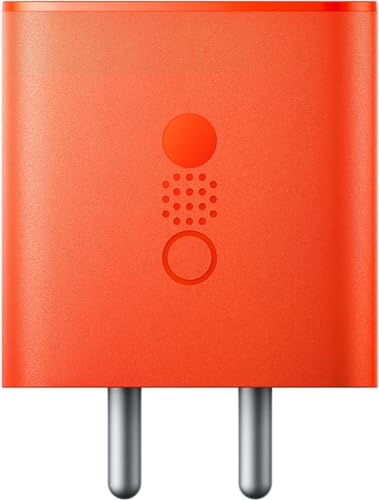 Image of CMF 65W Gan Type C Trio Charger for Nothing | 3 in 1 Port USB C to USB A Wall Fast Charging Adapter for Phone 2a plus /2a /Phone 2 /Phone 1 /Samsung S24 Ultra /S23 /Iphone 15 /Galaxy Tab /Pad /Buds, Orange