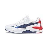 PUMA Unisex BMW MMS X-Ray Speed Sneaker, White-Strong Blue-Estate Blue, 44.5 EU