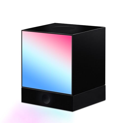 Yeelight Cube Lampe de Table Intelligente Wi-FI/Bluetooth Noir
