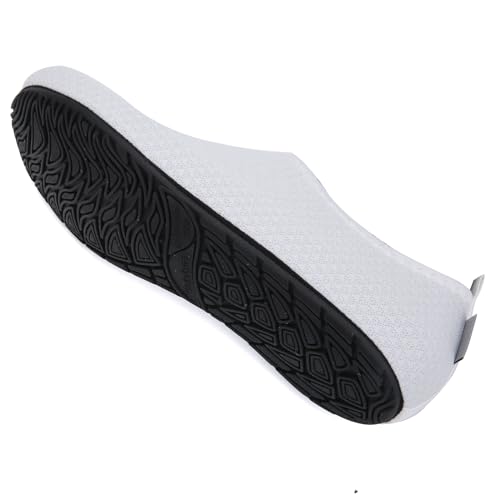 WateLves Water Shoes for Womens and Mens Summer Barefoot Shoes Quick Dry Aqua Socks for Beach Swim Yoga Exercise (White, 38/39)