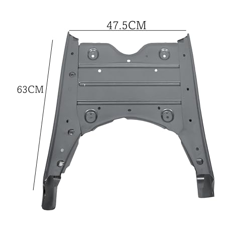 Image of Floor Platform for Honda Activa 3G | ABS Material | Compatible Scooter Floor Body Panel | Geny Grey Metallic
