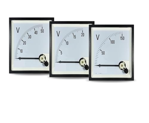 Voltmètre CC 750V CP96 pour tableau électrique avec indicateur analogique de tension continue