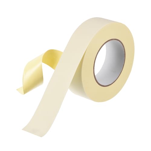 Image of MECCANIXITY Insulating Acetate Roll Cloth Adhesive Tape, 1.6in x 98ft White Electrical Heat Resistant Fabric Tape for Laptop Electric Automotive Guitar Repair Wire Harness