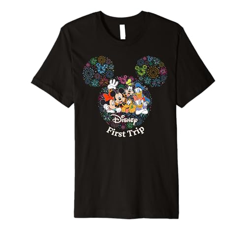 Disney Mickey & Friends Fireworks First Disney Trip Matching Premium T-Shirt