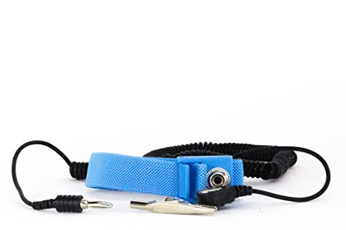 Image of WS-AE-713-12 ESD Wrist Strap 12' Coil Cord & 1 Meg ohm Resistor