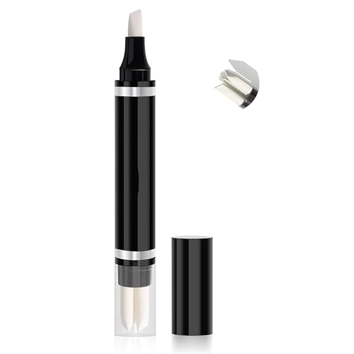 AKARY Makeup Remover Pen Eye Make Up Corrector with 3 Replacement Heads Quick Fix Cleanser Eraser Pen Correct Makeup Mistakes Corrector Pen for Lips Face Correct Eyeliner Lipstick Mascara Fixer