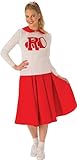 Grease: Rydell High Cheerleader Costume Jacket for Adults by Rubies, Women's Standard