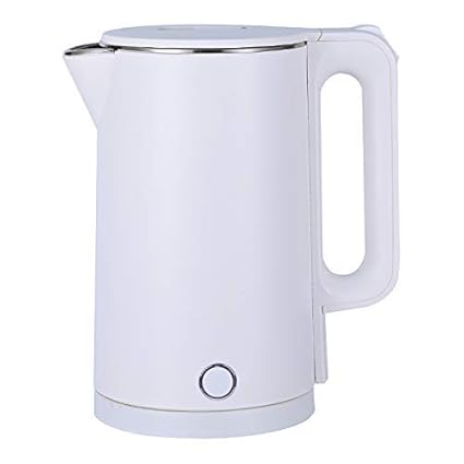LEMISH Cordless Electric Kettle with Auto Shut Off Multipurpose BPA Free 100% Stainless Steel Electric Cattle with Handle Hot Water Tea Coffee Maker Water Boiler, Boiling Milk (2514, 2.3 L, 1500W)