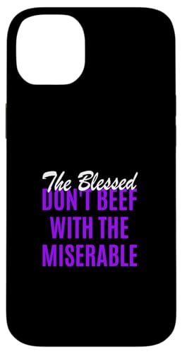 �p�[�v���J���[ Too Blessed To Be Miserable �p�[�v���O���t�B�b�N �X�}�z�P�[�X iPhone 14 Plus �p
