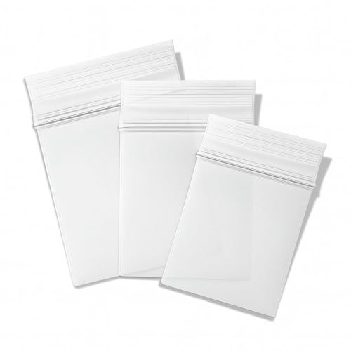 Weedness Druckverschluss-Beutel 4 x 4 cm 100 Stück EXTRA DICK Wiederverschließbare Baggys - Zipper Plastik Tütchen Tüten Klein Baggies Zip Poly Bag