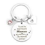 Yicadorn Cadeau Fete Des Meres,Idée Cadeau Fête Des Mères,Cadeau Pour Maman Noel,Cadeau Noel Maman Porte Cles,Cadeaux Maman,Cadeau Anniversaire Maman,Cadeau Fête Des Meres,Idee Cadeau Maman Noel