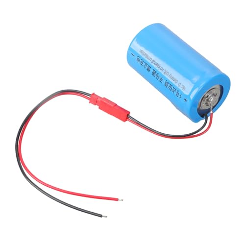 LLINthy LR20 - Batería para chupete LR20, conectores de tamaño LR20, batería falsa con cable de 23 cm para proyectos eléctricos, configuraciones falsas, carcasa