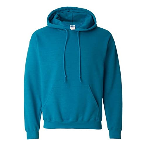 Image of Gildan Men's Heavy Blend Drawcord Hooded Sweatshirt, Safety Pink