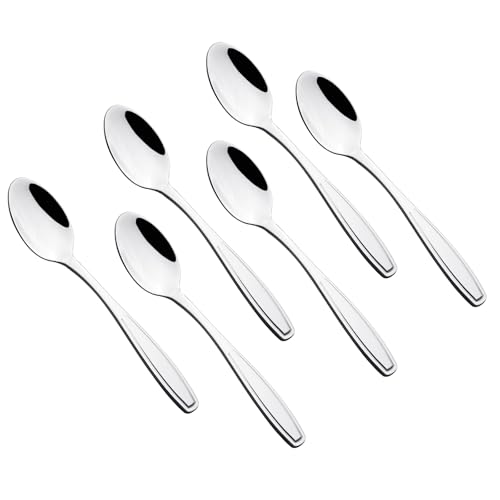 Guankan 12-Piece Stainless Steel Coffee Spoon, Small Espresso Spoons