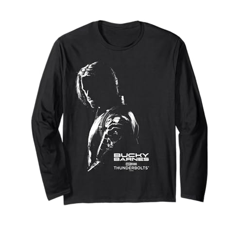 Marvel's Thunderbolts - Bucky Barnes Silhouette Long Sleeve T-Shirt