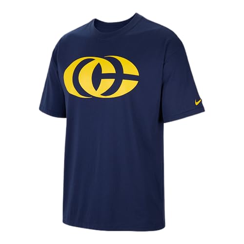 Nike Caitlin Clark Basketball T-Shirt (Midnight Navy/Amarillo) Size Large