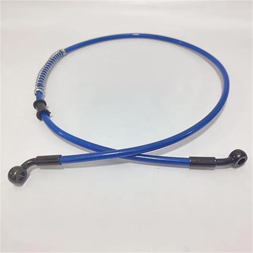 Durite de frein tressée 10mm en acier inoxydable de 500cm avec banjo 28°-90°