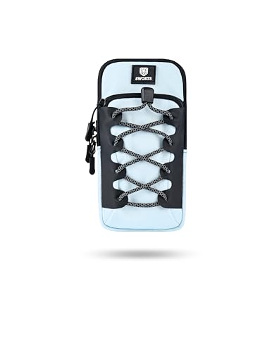 SWORTS Run Arm Bag · Premium Laufsport Handytasche · 2-Fächer-Trennung · Joggen Armtasche Unisex