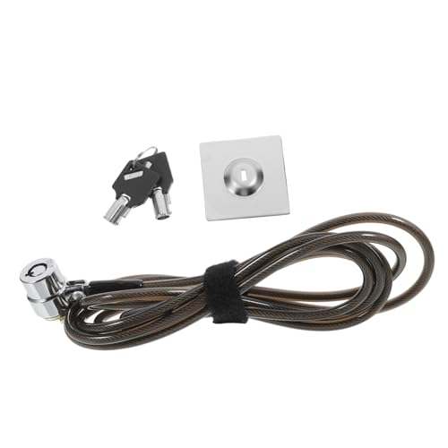 HOMSFOU 2m Creative Thickened Lock with Buckle Security for Home Office and Dormitory Use -Theft Cable Lock for and Monitors