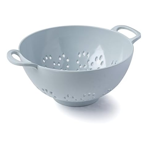 Zeal G209B Small Melamine Colander, Duck Egg Blue Cover