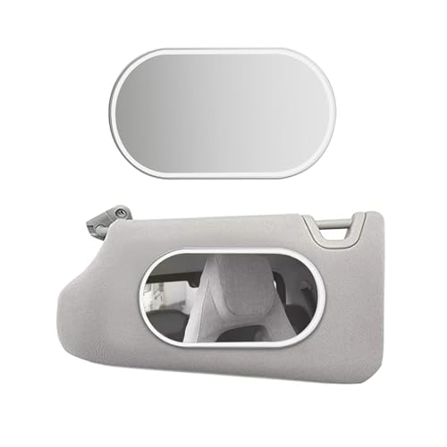Universal Car Interior Cosmetic Mirror,Portable Auto Vanity Mirror For Sun Visor And Car Seat Back-Small Round